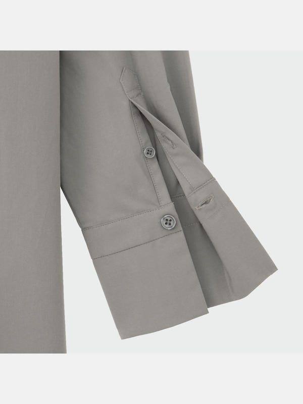 コットンオーバーサイズシャツ（長袖）