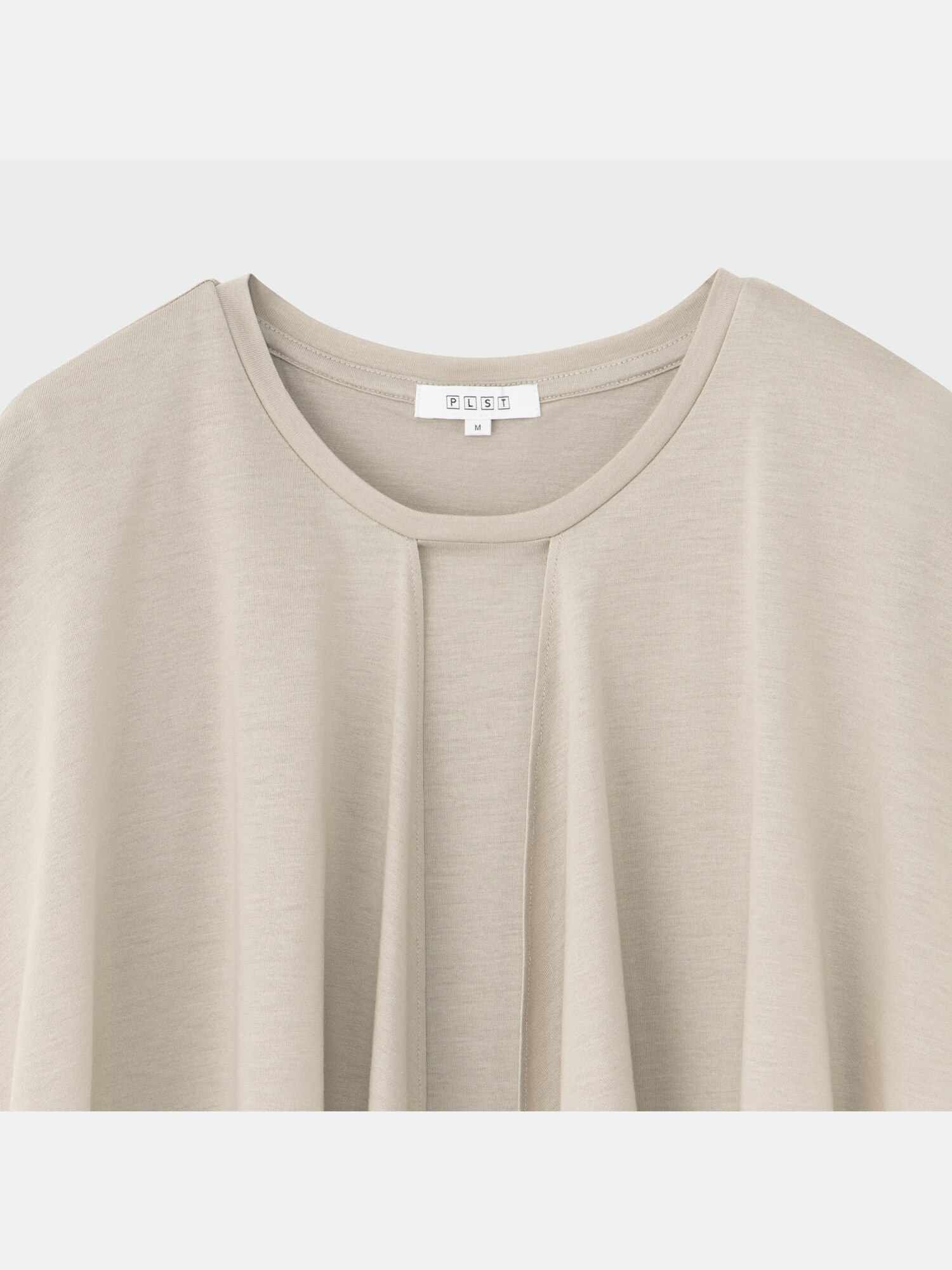 PLST(プラステ)公式 | コットンブレンドケープスリーブTシャツ
