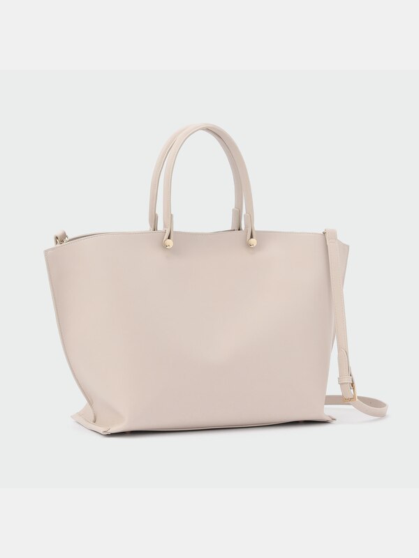 フェイクレザー2WAYトート