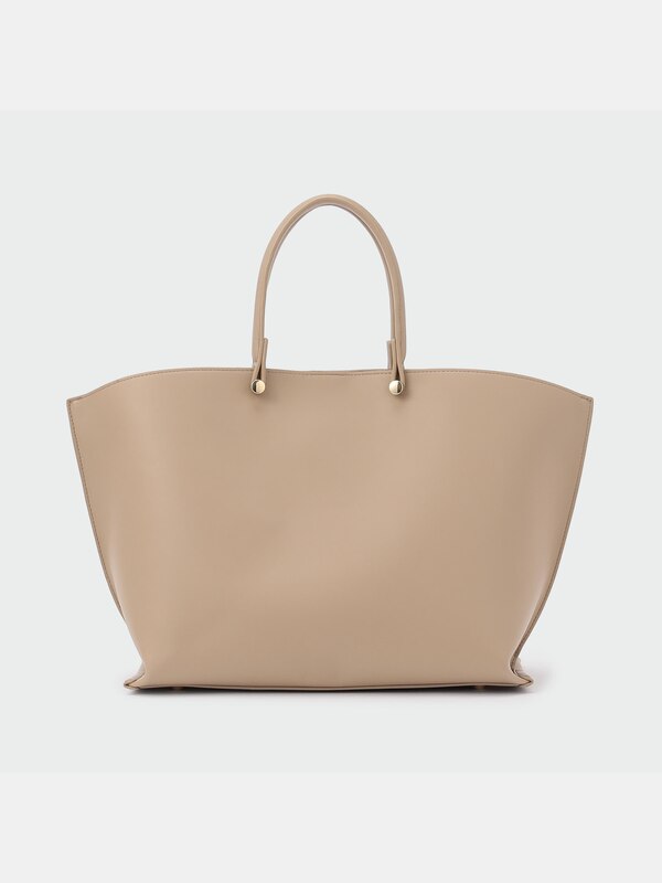 フェイクレザー2WAYトート