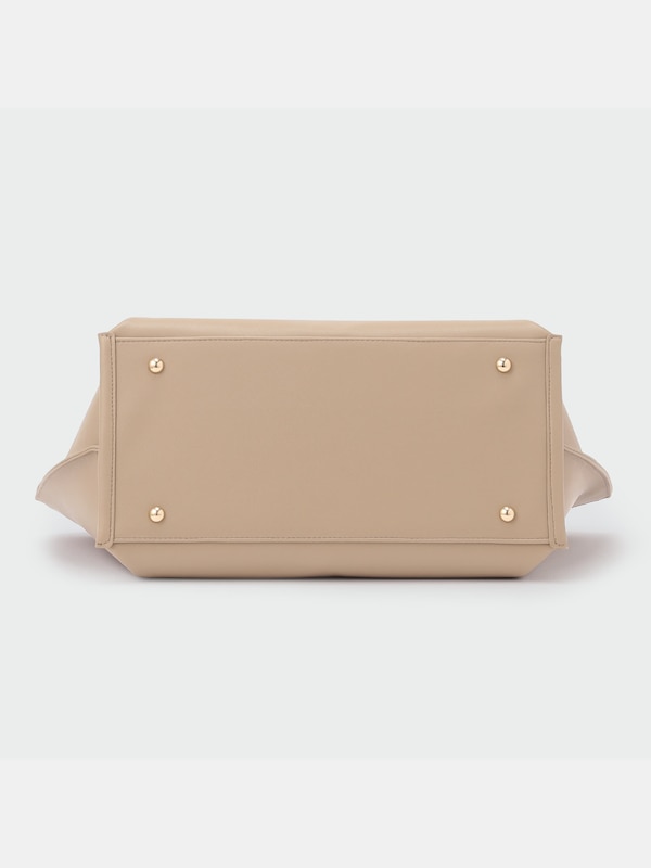 フェイクレザー2WAYトート