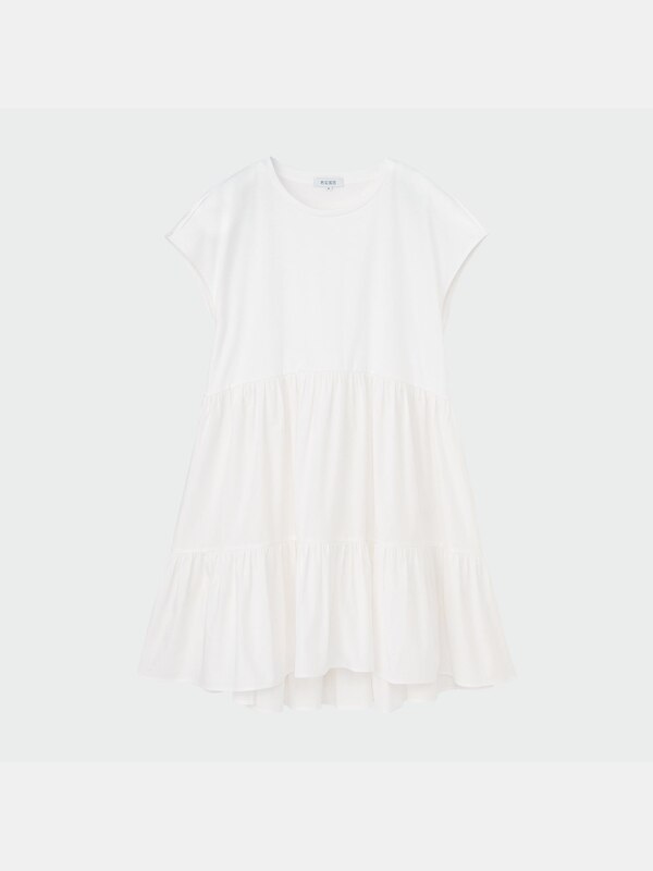 グロスジャージーティアードフレンチスリーブTシャツ