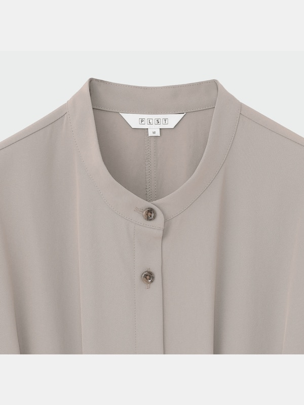 トリアセウエストタックブラウス（半袖）