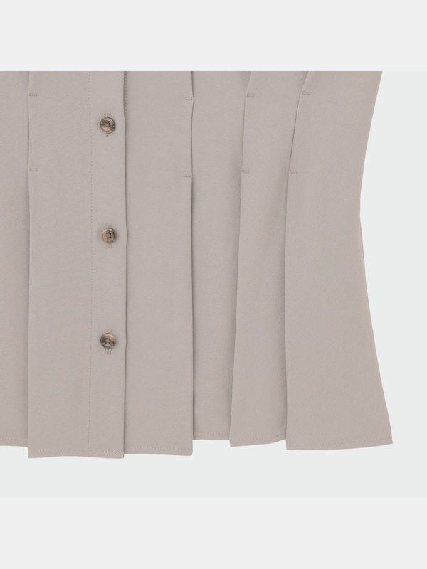 トリアセウエストタックブラウス（半袖）