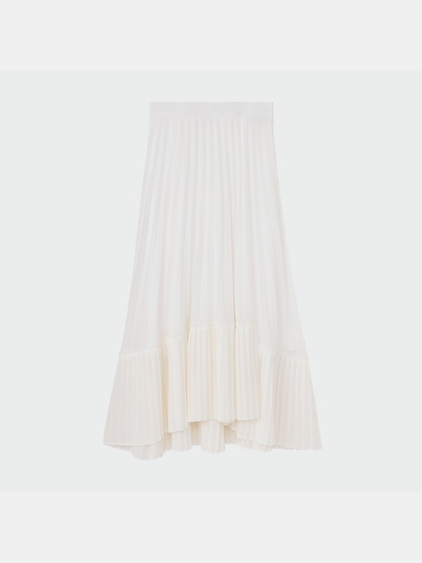 ラップデザインプリーツスカート