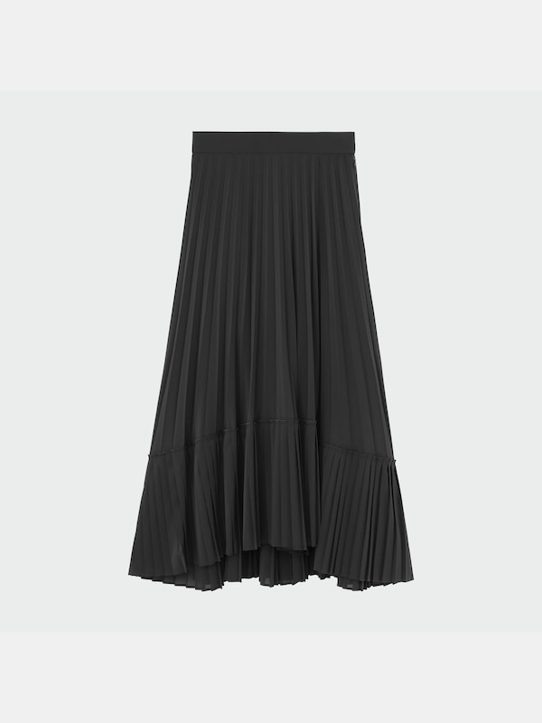 ラップデザインプリーツスカート