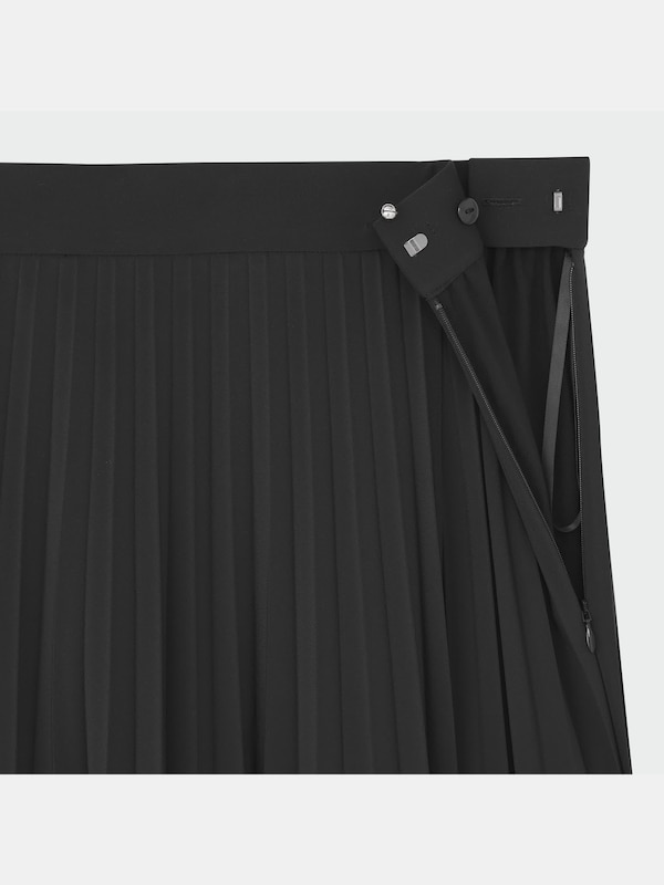 ラップデザインプリーツスカート
