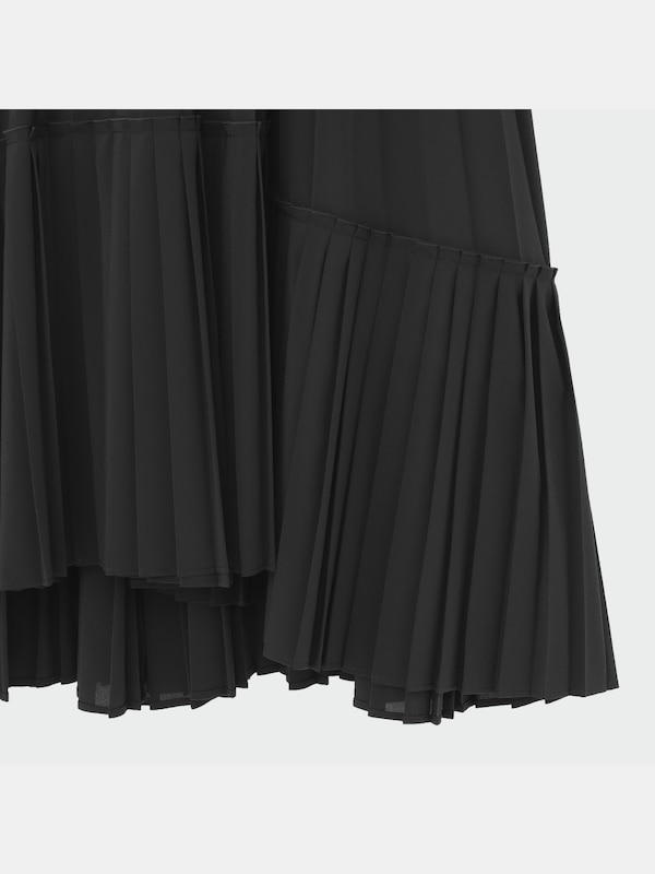 ラップデザインプリーツスカート