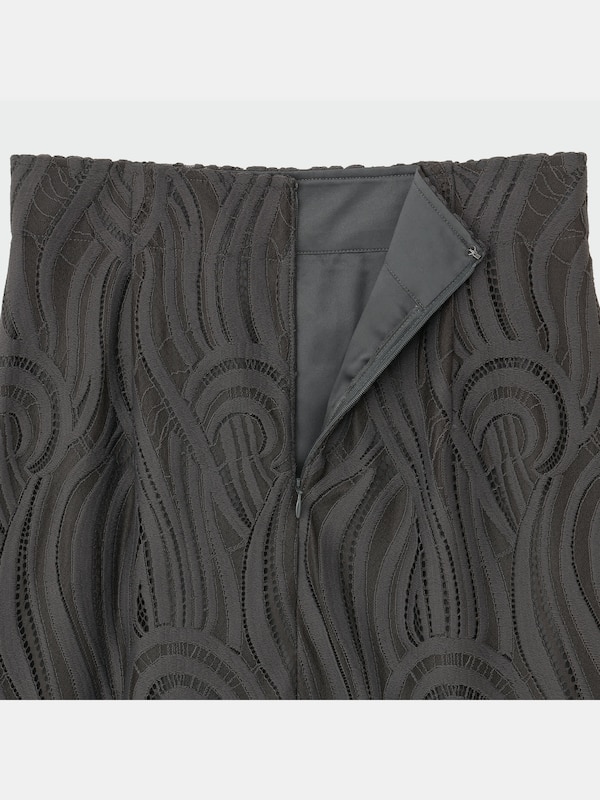 ラインレースナロースカート