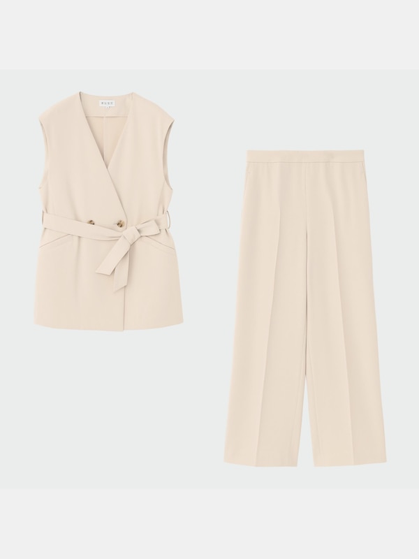 ジレパンツセットアップ