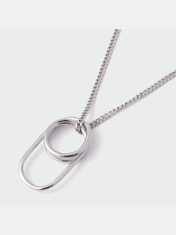 2WAYダブルリングネックレス