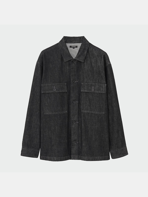 デニムカバーオールシャツ