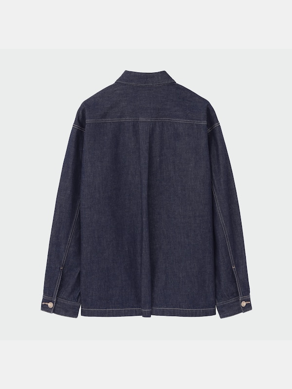 デニムカバーオールシャツ