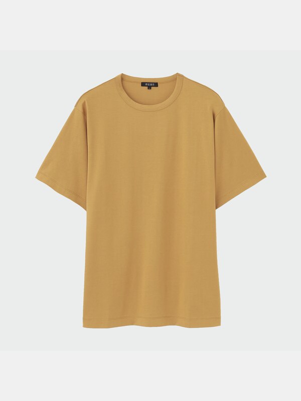 シルキーコットンクルーネックTシャツ（半袖）