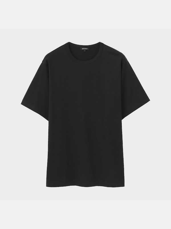 シルキーコットンクルーネックTシャツ（半袖）