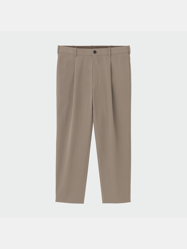 ワッシャーツイルワンタックテーパードパンツ