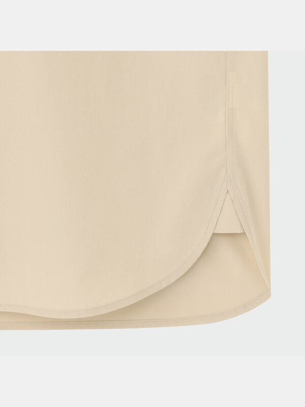 コットンブレンドレギュラーカラーシャツ（長袖）