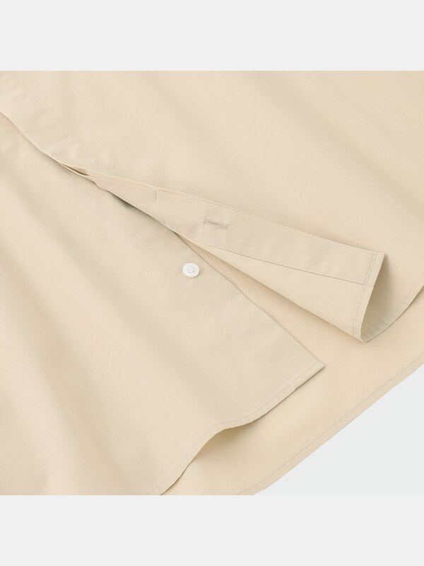 コットンブレンドレギュラーカラーシャツ（長袖）