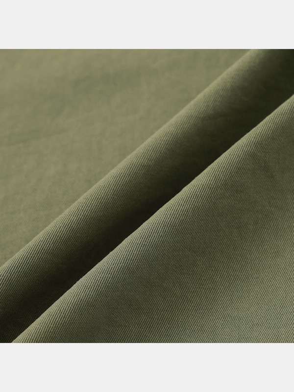 ワッシャーツイルシャツブルゾン（長袖）