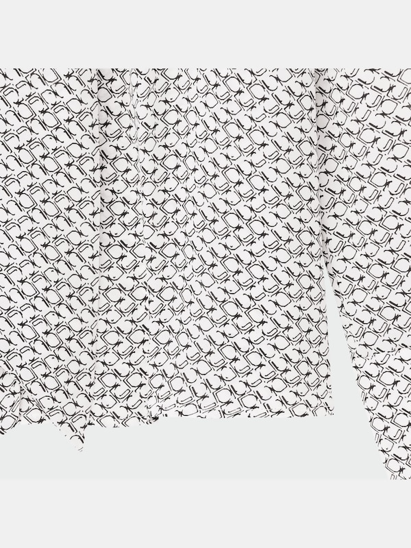 プリントボウタイブラウス（長袖）