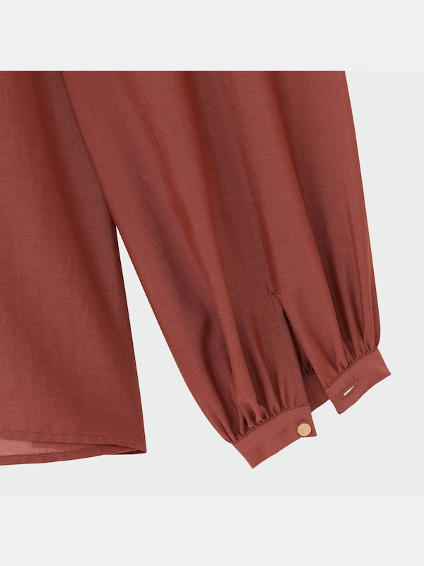 ドロップパフスリーブブラウス（長袖）