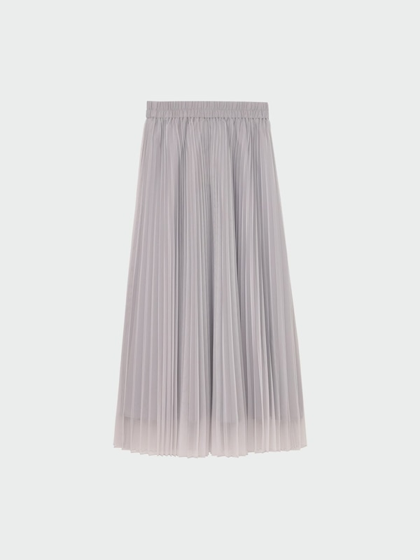 チュールプリーツロングスカート