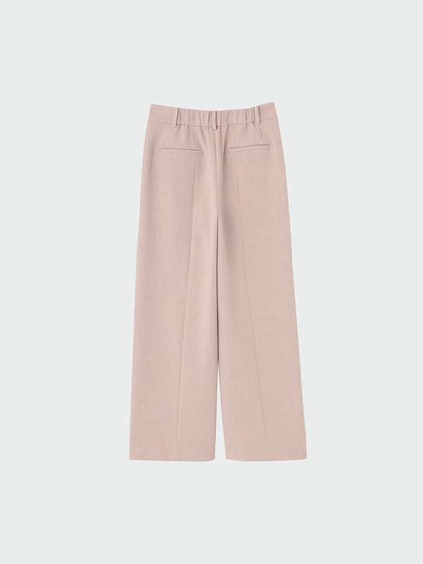 PLUS STYLE ワイドパンツ（ウールブレンドウォームリザーブ）