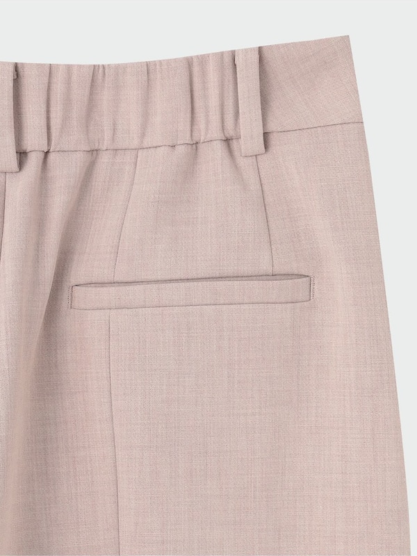 PLUS STYLE ワイドパンツ（ウールブレンドウォームリザーブ）