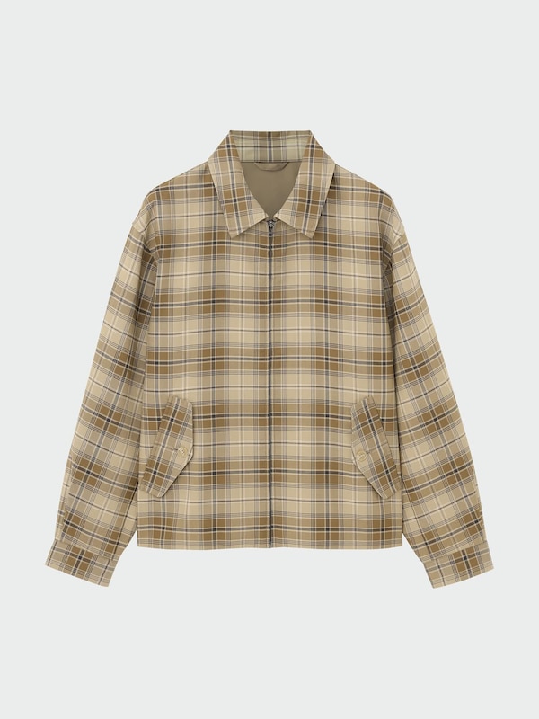 リラックスフィットジップアップブルゾン