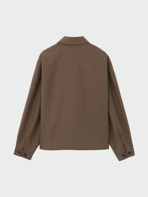 リラックスフィットジップアップブルゾン