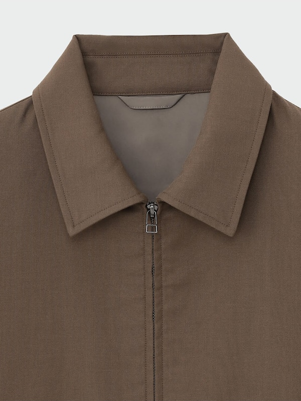 リラックスフィットジップアップブルゾン