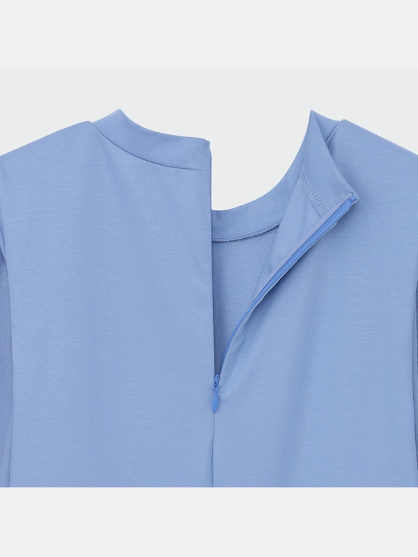 グロスジャージーボリュームスリーブTシャツ（5分袖）