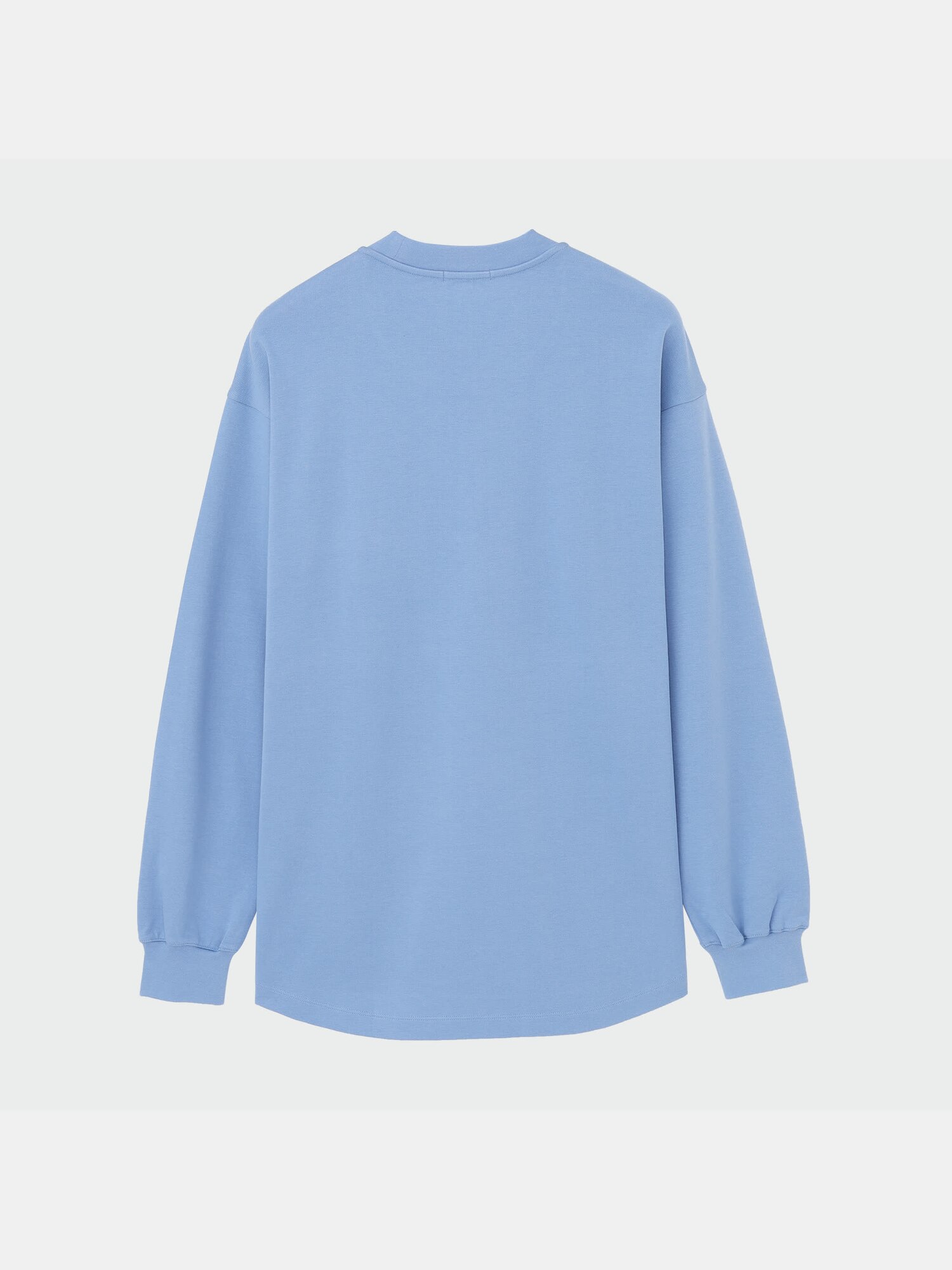 【オシャレ☆PLST】くすみ水色　カットソー　サイズM PLST(プラステ)公式 | オーバーサイズポケットTシャツ（長袖）(メンズ)