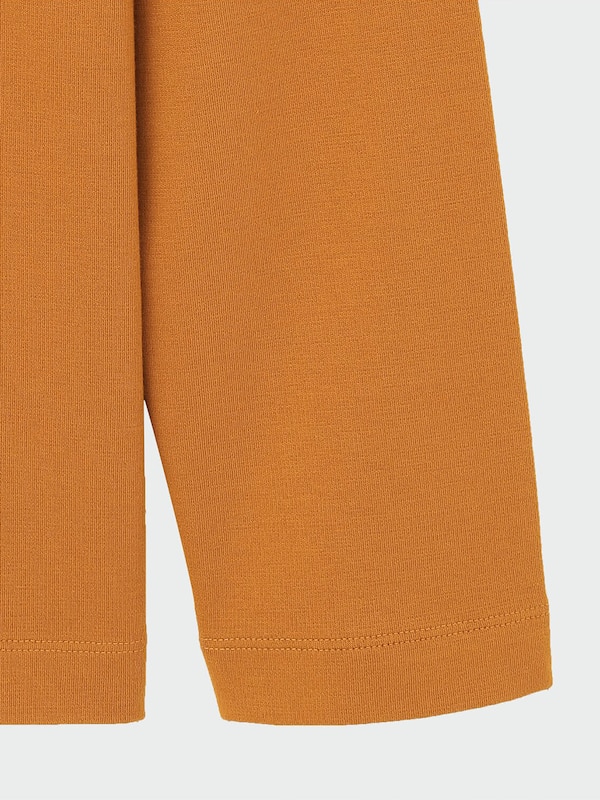 モックネックスリットTシャツ（長袖）