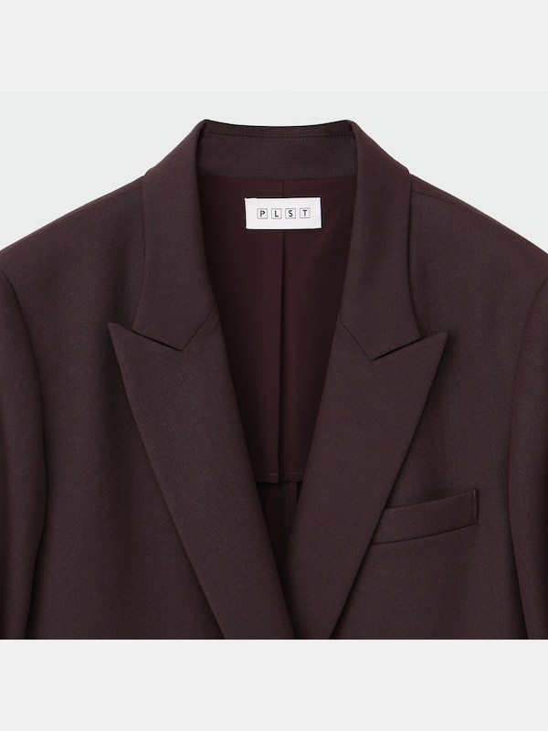 ウールブレンドダブルジャ��ケット