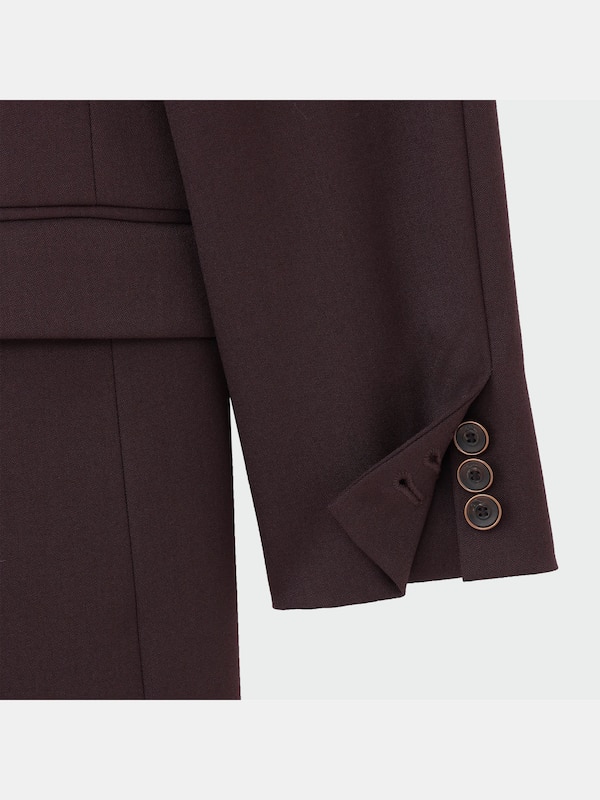 ウールブレンドダブルジャケット