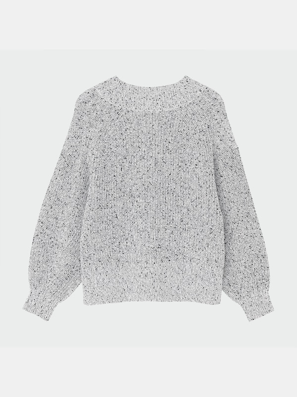 ミックスヤーンクロップドセーター（長袖）