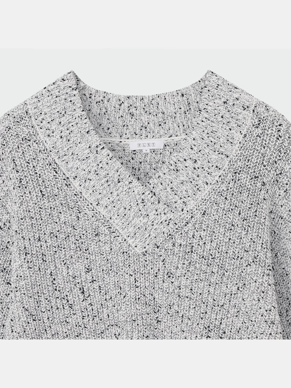 ミックスヤーンクロップドセーター（長袖）