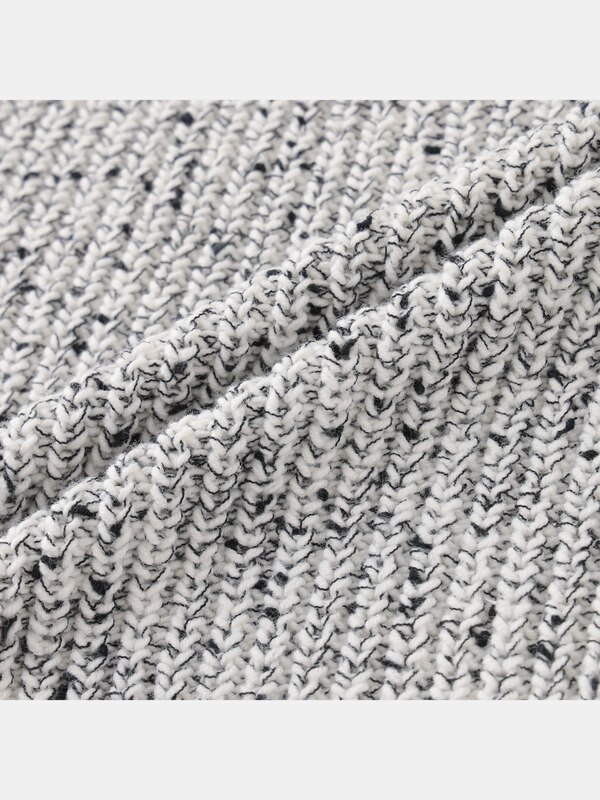 ミックスヤーンクロップドセーター（長袖）