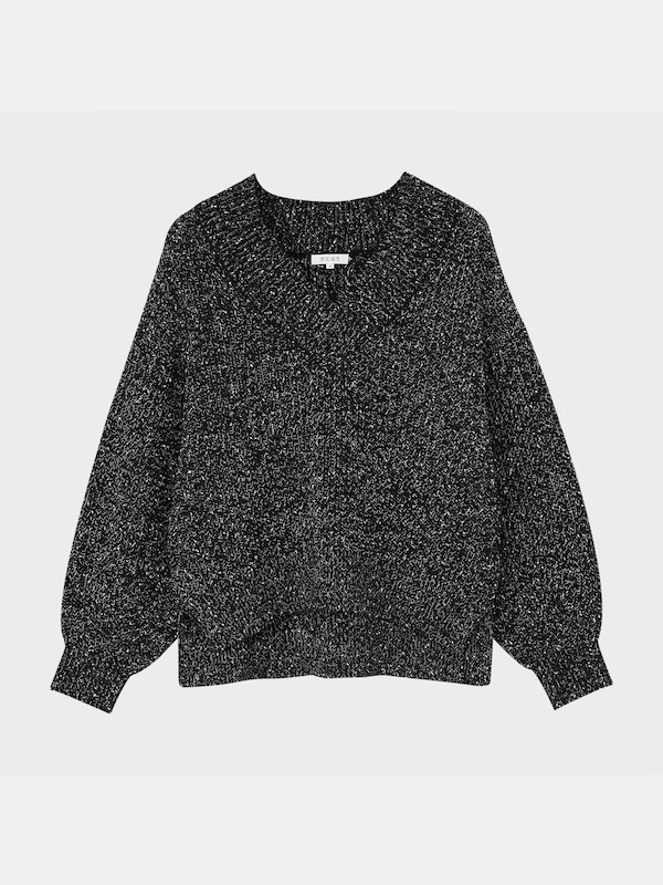 ミックスヤーンクロップドセーター（長袖）