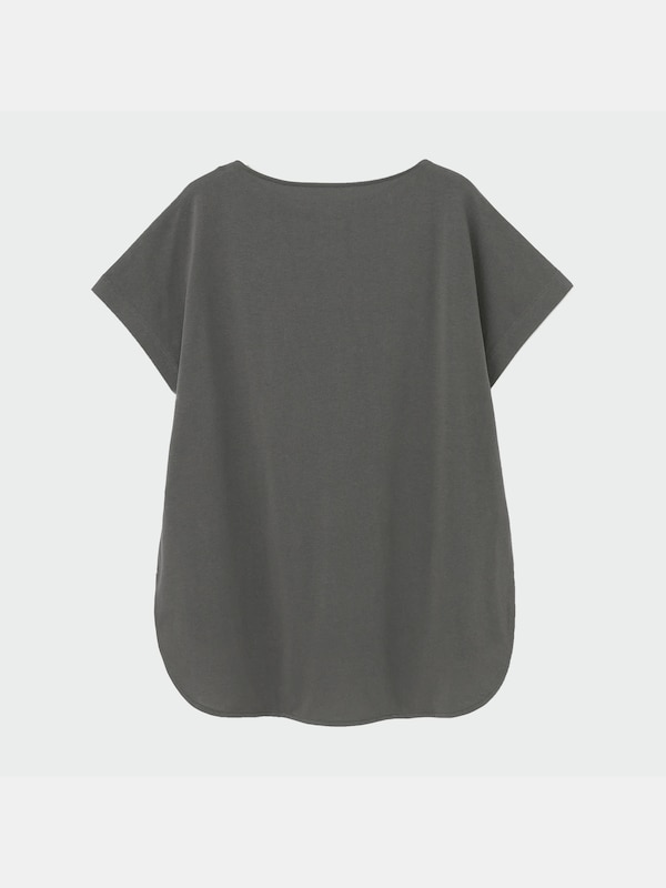 クールタッチコットンラウンドヘムTシャツ（接触冷感）