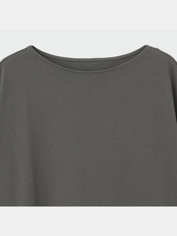 クールタッチコットンラウンドヘムTシャツ（接触冷感）