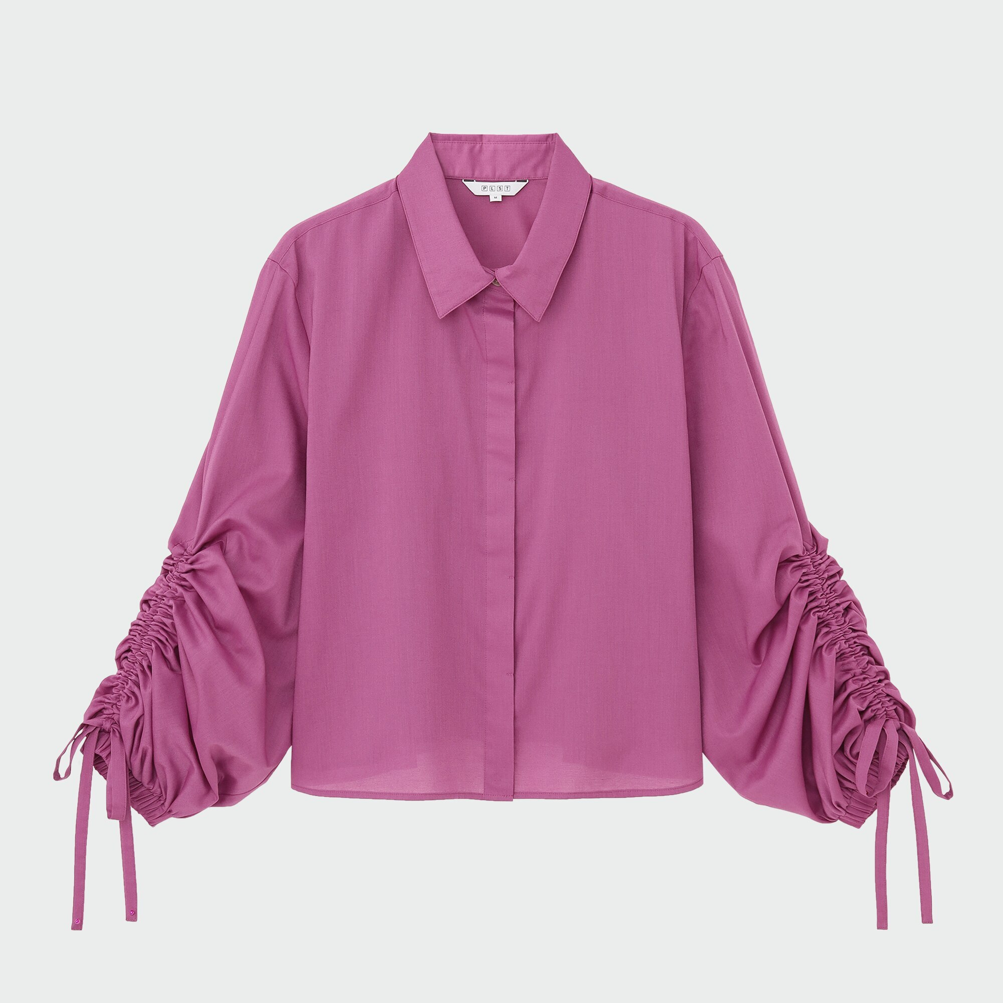 値下げ中！！Pleated Ruffle Sleeve Shirt - シャツ