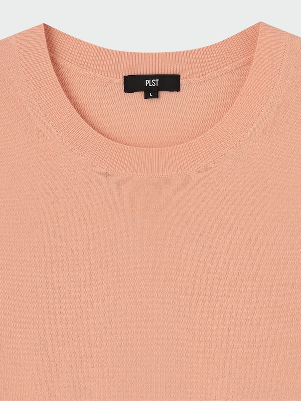 エクストラファインメリノウールブレンドクルーネックセーター（長袖）