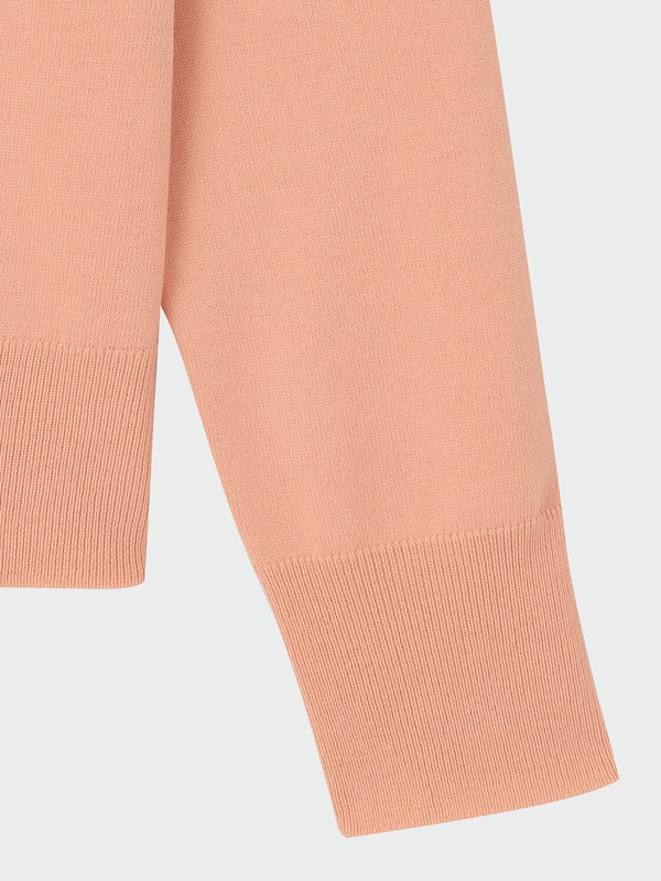 エクストラファインメリノウールブレンドクルーネックセーター（長袖）