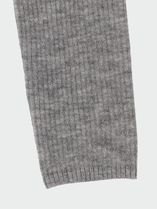 シアーウールリブハイネックセーター（長袖）