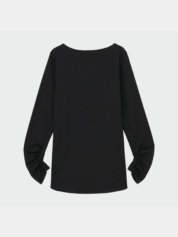 グロスジャージーギャザースリーブT（長袖）