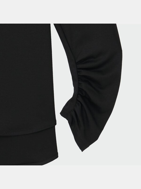 グロスジャージーギャザースリーブT（長袖）