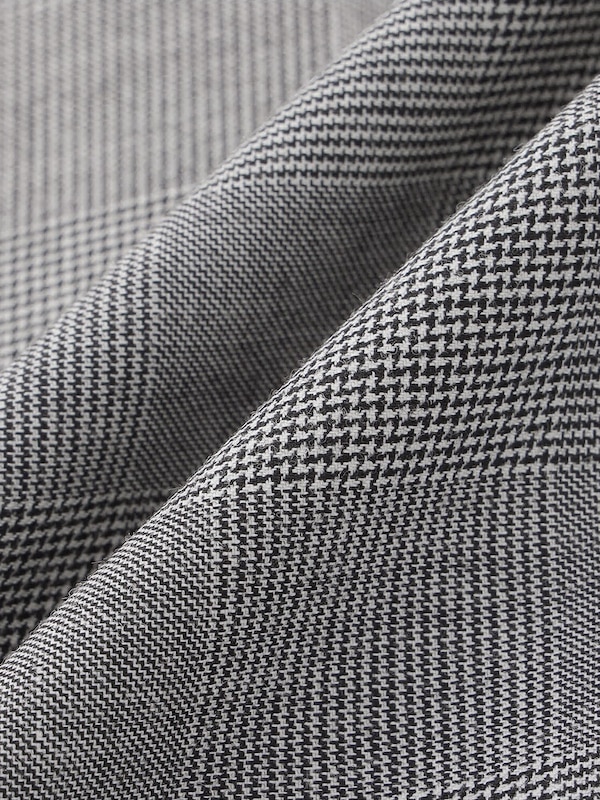 ウールブレンドギャバハイウエストナロースカート