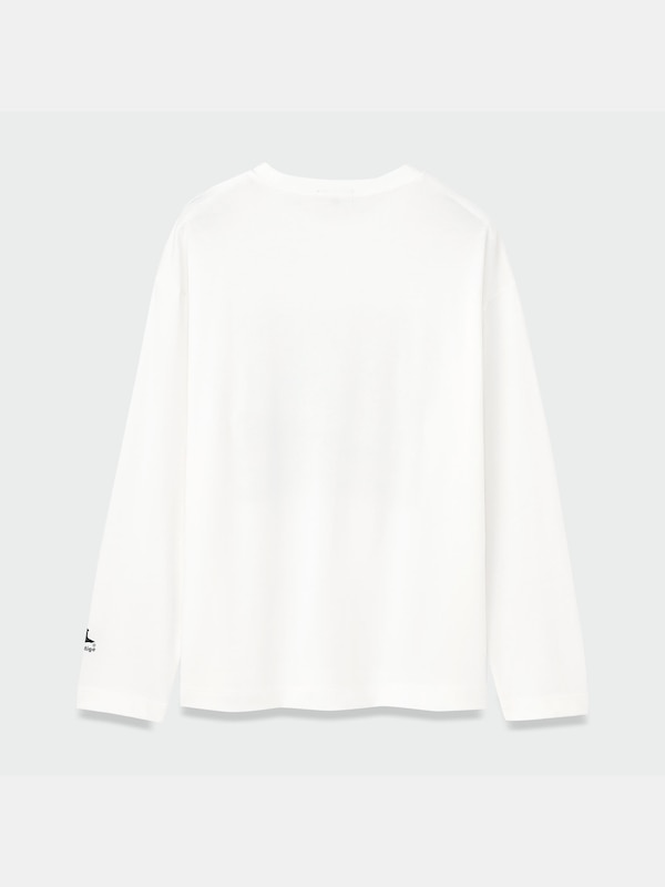 コットンテンジクJAZZプリントTシャツ（長袖）